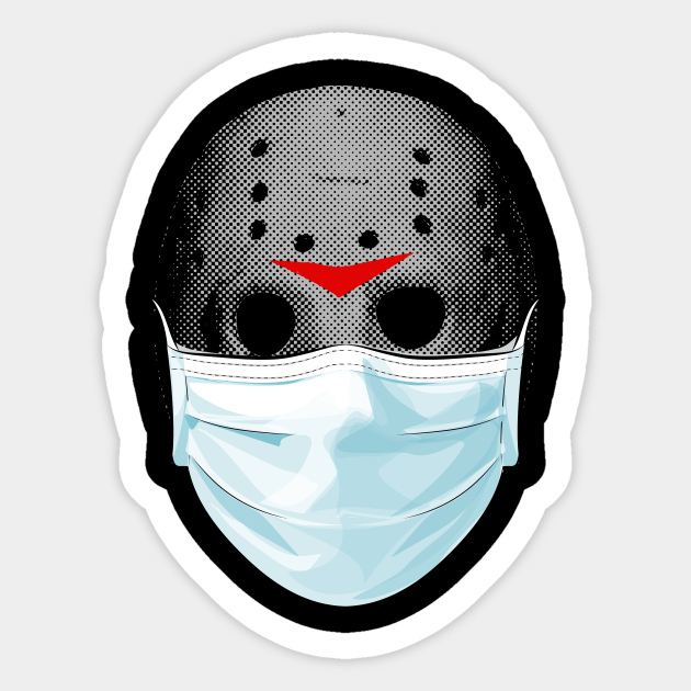 Face Mask Horror Movie Killer Face Mask Pegatina TeePublic MX